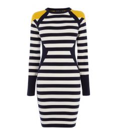 Stripe Knit Dress at Karen Millen